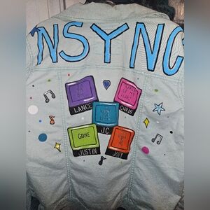 NSYNC XL One Of A Kind Colorful Denim Design